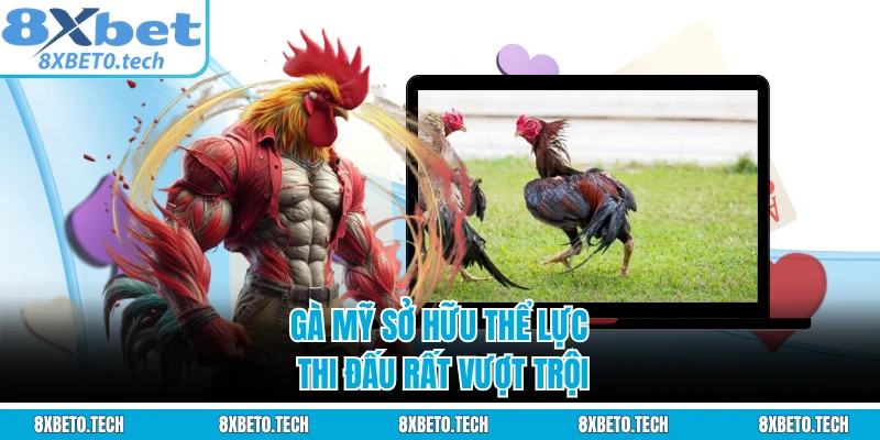 Gà Mỹ sở hữu thể lực thi đấu rất vượt trội